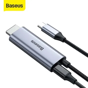 

Baseus USB Type C to HDMI Cable forhuawei Matebook P20 Pro USB C to HDMI Splitter for Chromebook MacBook Samsung S8 S9 Xiaomi