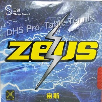 

ITTF Approved Three Sword ZEUS Long Pimples Table Tennis Cover / Table Tennis Rubber/ Ping Pong Rubber