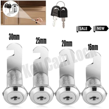 

Security Lock 16/20/25/30mm Cabinet Locks Filing Cabinet Post Mailbox Drawer Cupboard Locker Security Furniture Locks With 2 Key