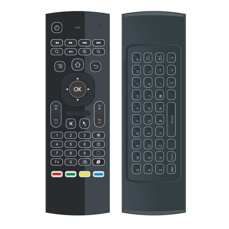 

New MX3 Backlit Air Mouse Smart Remote Control 2.4G RF Wireless Keyboard for TV Box Android X96 Mini KM9 A95X H96 MAX
