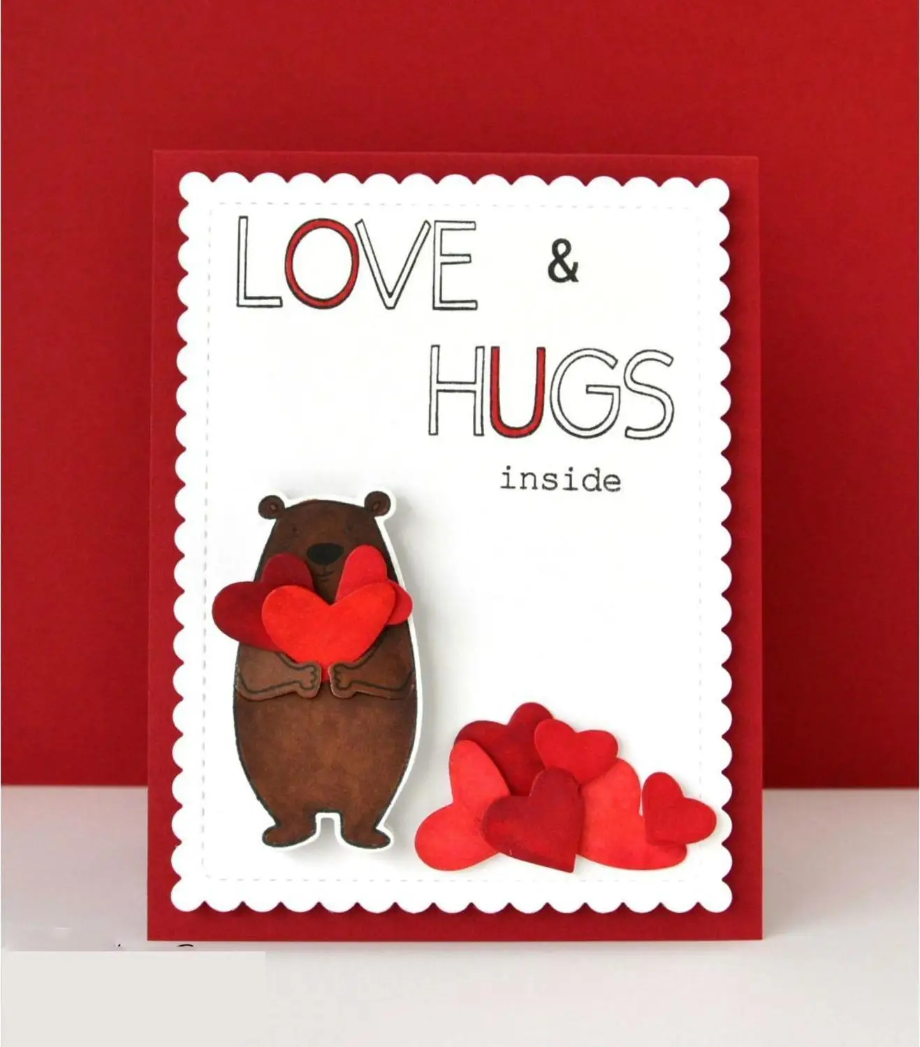 Металлические штампы трафареты Mai Lovely Bear штамп для скрапбукинга фотоальбома
