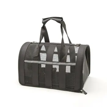 

Outdoor Dog bags travel pet nylon stripe breathable cat carrier bag Colorful Handbag Easy Carry Bag pet carrier drop shipping