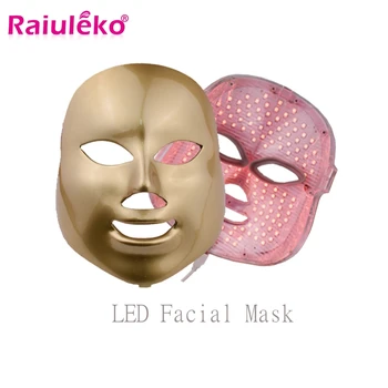 

Electric LED Mask 7 Colors Light PDT Photon Face Skin Care Skin Rejuvenation Anti Acne Wrinkle Removal Therapy Beauty Salon