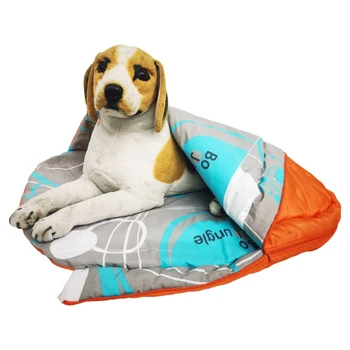 

Warm Winter Soft Pet Sleeping Bag Breathable Zipper Dog Cat Sleeping Bed Pad SNO88