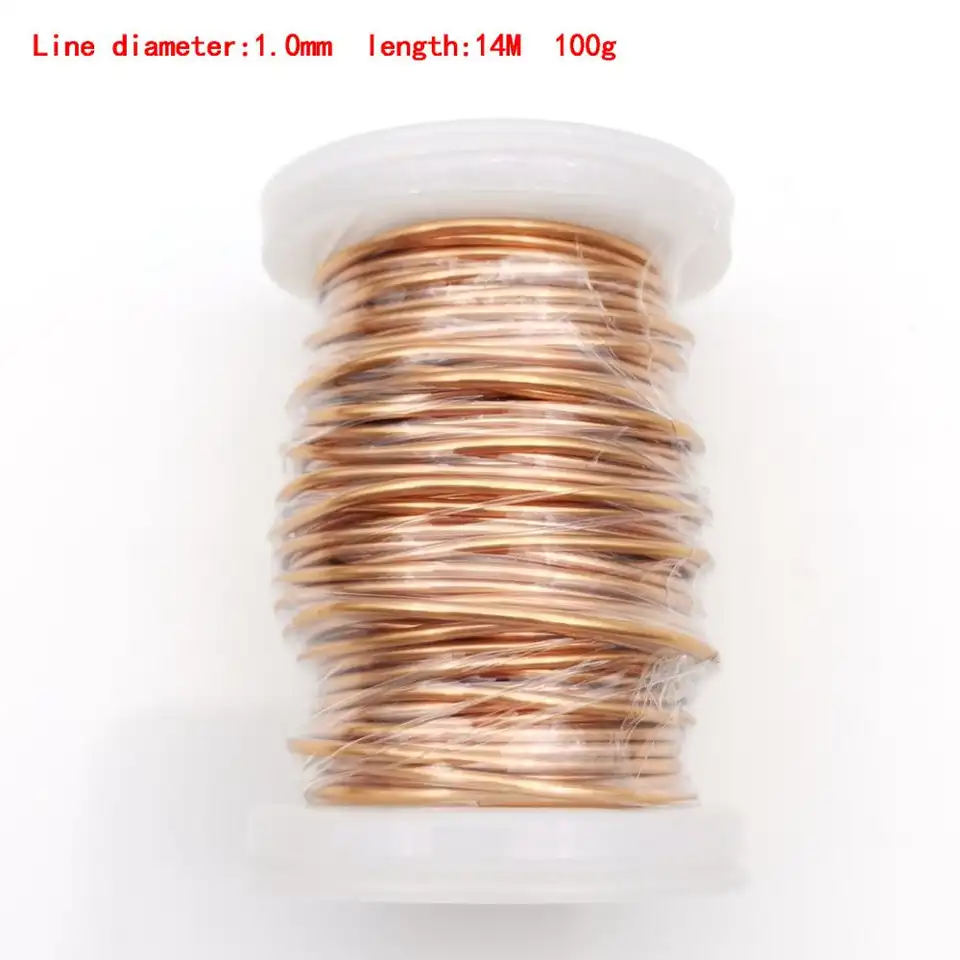 0.13mm 0.25mm 0.51mm 1mm 1.25mm Copper Wire Magnet Wire Enameled Copper Winding Wire Coil Copper Wire Winding Wire Weight 100g image 7