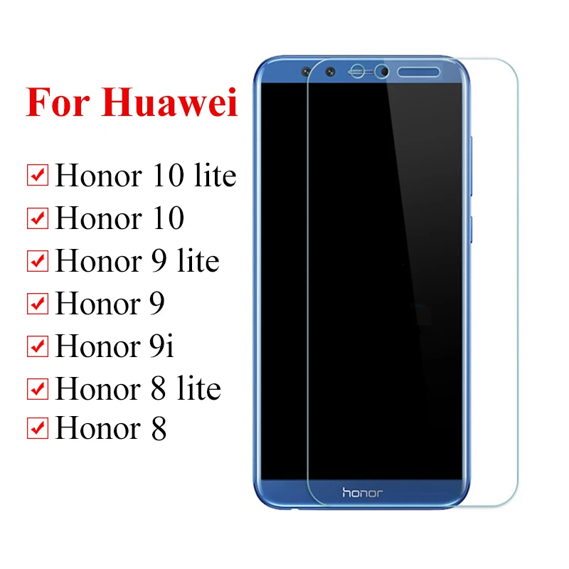 9h защитное стекло на Honor 10 9 x Lite 8 Light закаленное для Huawei 9lite 8lite Honor10 Honor9 защита