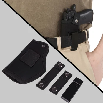 

Hot Metal Clip Belt Holster Carrying Hidden Holster Can Be Cut For All Sizes Of Guns Around Universal Revolver Glock Colt 1911