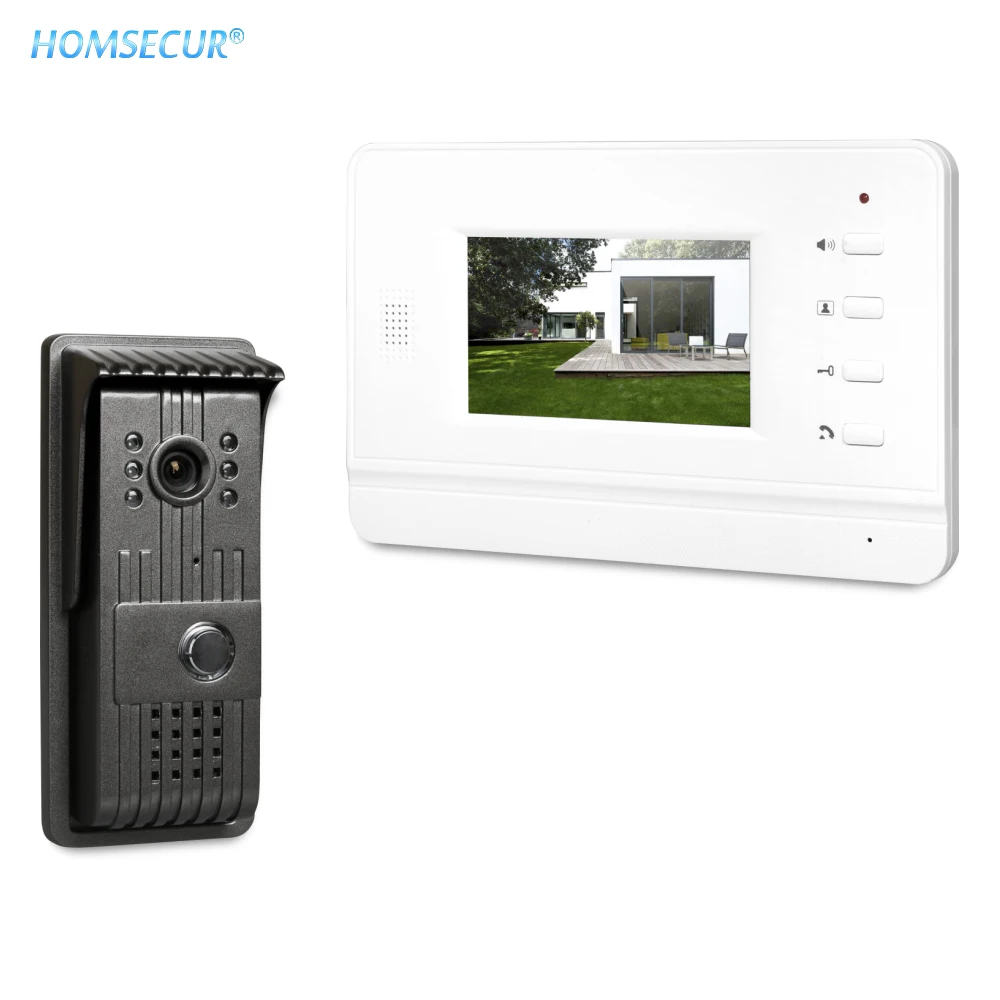

Shipping from the EU HOMSECUR 4.3" Wired Video Door Phone Intercom System with Intra-monitor Audio Intercom XC003+XM402