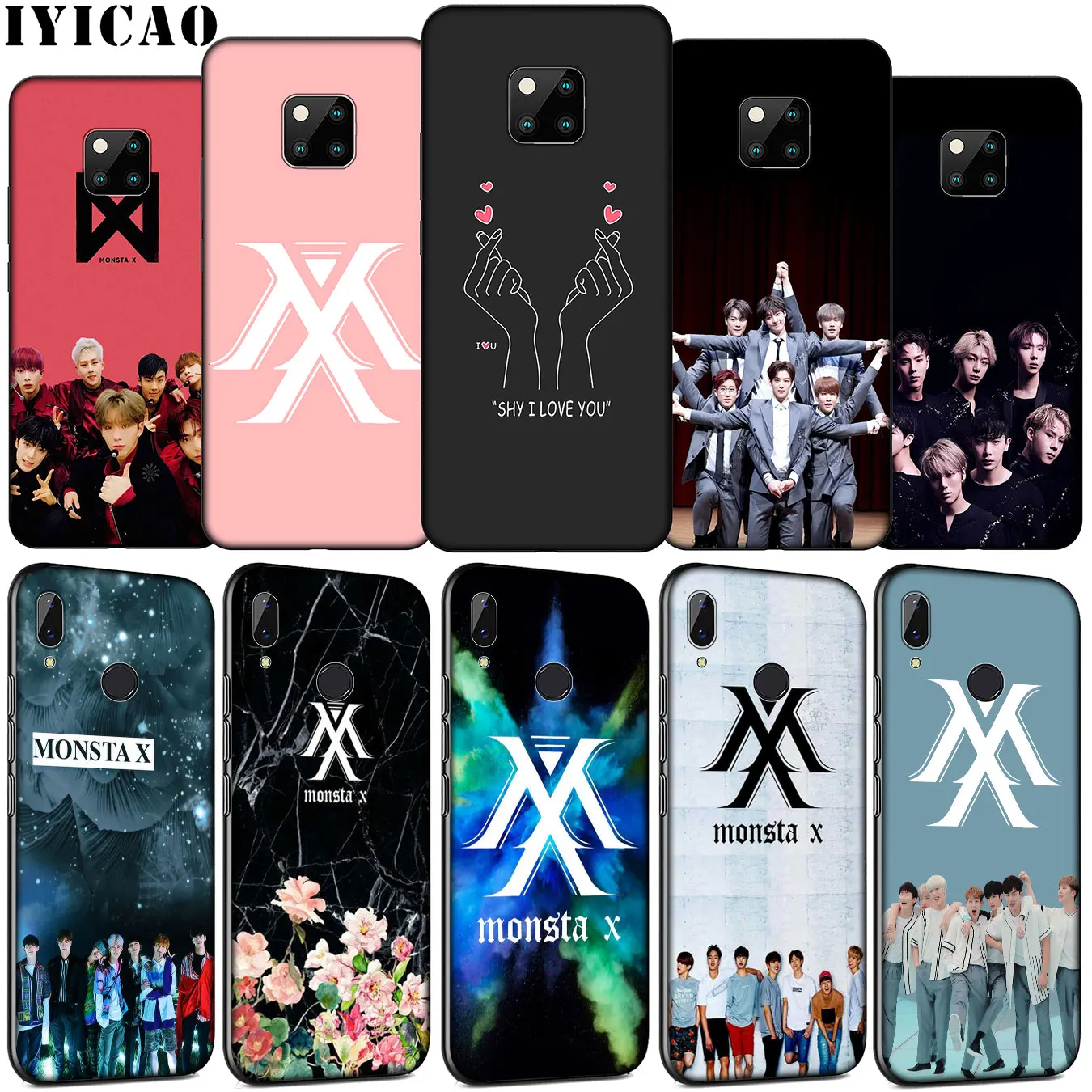Мягкий силиконовый чехол MONSTAX Monsta X kpop для телефона Huawei Mate 30 20 10 Pro Nova 5i 4 3 3i 2i 2 Lite