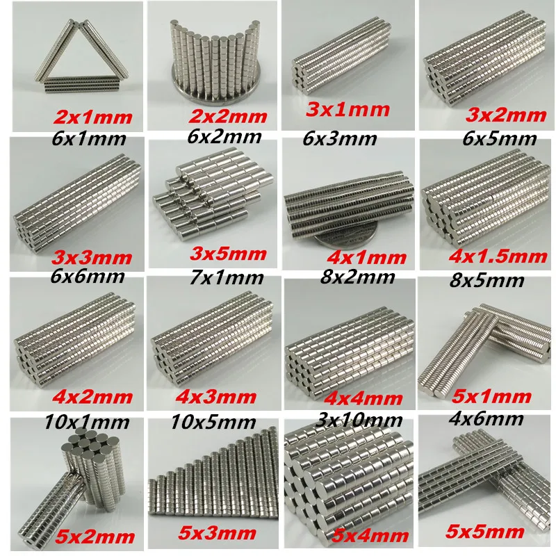 10 Magnet Rods 3x10 mm Neodymium small craft reed switch magnet 3mm dia x 10mm 