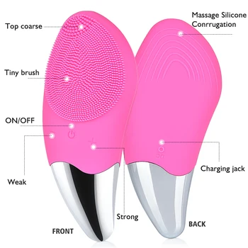  Electric Facial Cleansing Brush Silicone 3