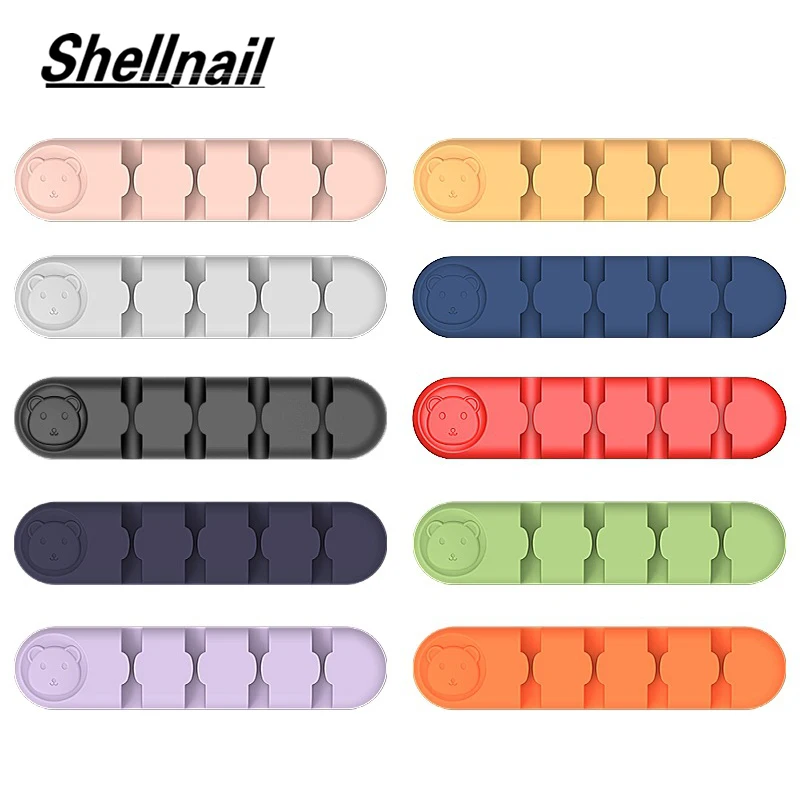 Shellnail зарядный телефон зажимы для удержания провода держатель кабеля хранения