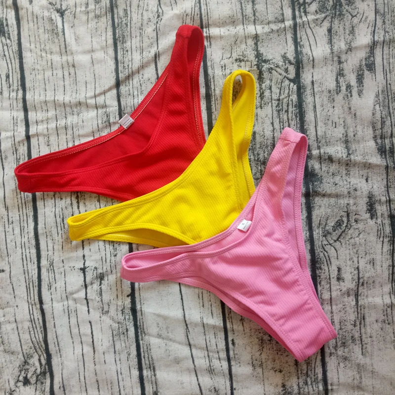 Sexy Solid Colour Strapless Bikini-1