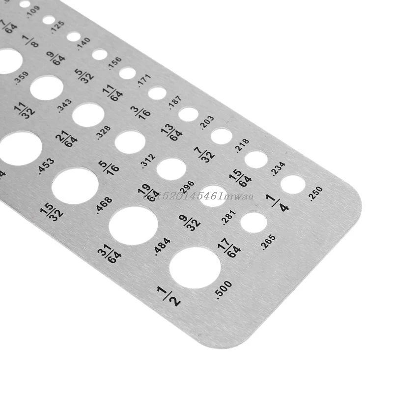 Сверло из нержавеющей стали 29 фракционных размеров шаблон сверла Gage для сверл от