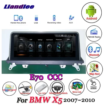 

Liandlee For BMW X5 E70 2007~2010 Original CCC System Radio Wifi BT Idrive AUX Carplay GPS Map Navi Navigation Multimedia NO DVD