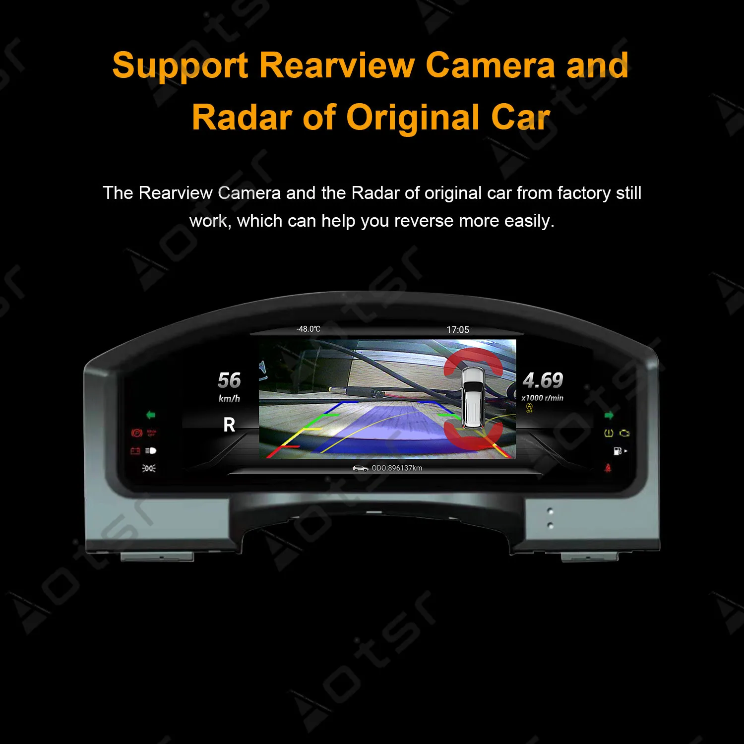 Android 9 для Toyota Land Cruiser LC200 2012- полный ЖК-дисплей приборной панели панель в сборе автомобильный навигатор мультимедийный плеер