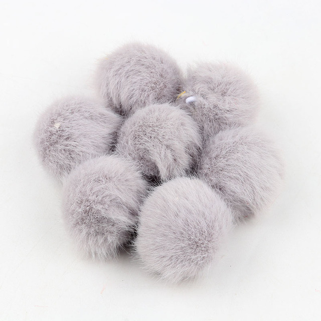 Pom Ball 25mm 35mm Imitation Fur Mink Pompoms 2.5cm 3.5cm Lovely Fluffy Pompon DIY For Garment Scarves Sewing Supplies