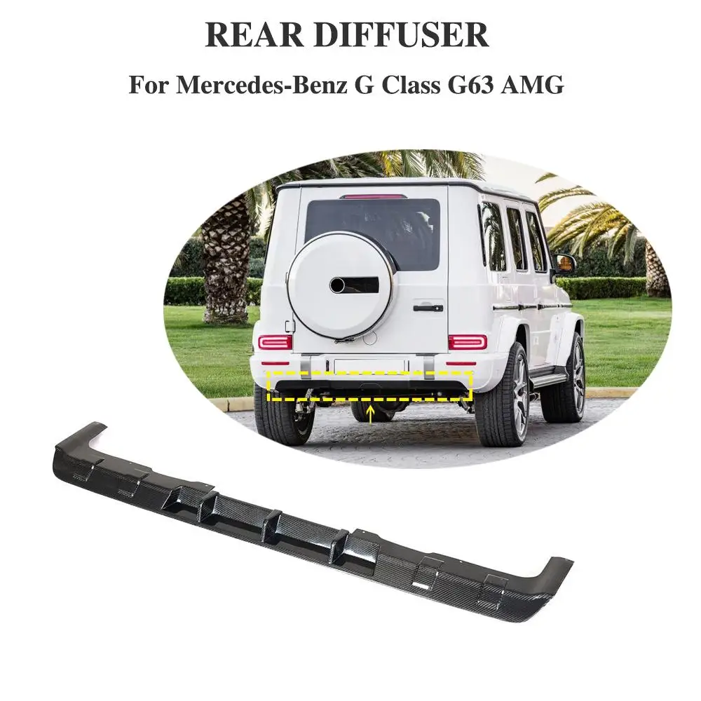 Задний бампер для Mercedes Benz G Class G63 AMG W463 диффузор заднего бампера детали из