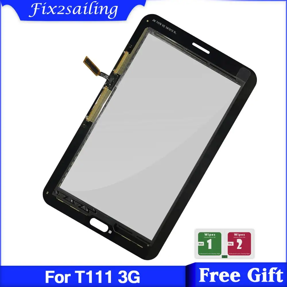 Для Samsung Galaxy Tab 3 SM-T110 SM-T111 SM-T113 SM-T116 Передний сенсорный экран дигитайзер Сенсорное стекло