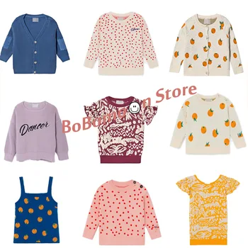 

BOBOmoon- 2020 Spring Baby Girls Sweaters Christmas Clothing Fashion Sweaters for Boys Thanksgiving Girls Tops