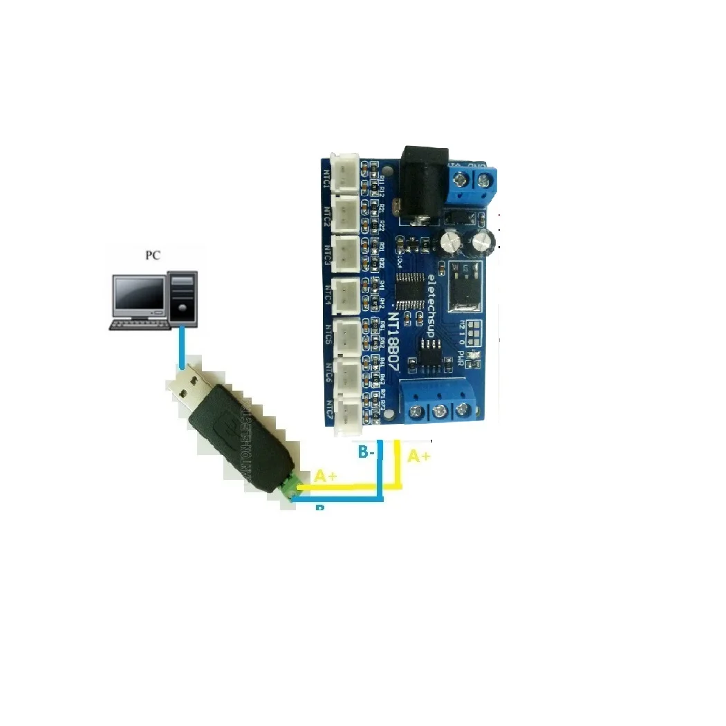 NTC ̽ µ , Modbus RTu   , DC 12V, 7 Ʈ, RS485