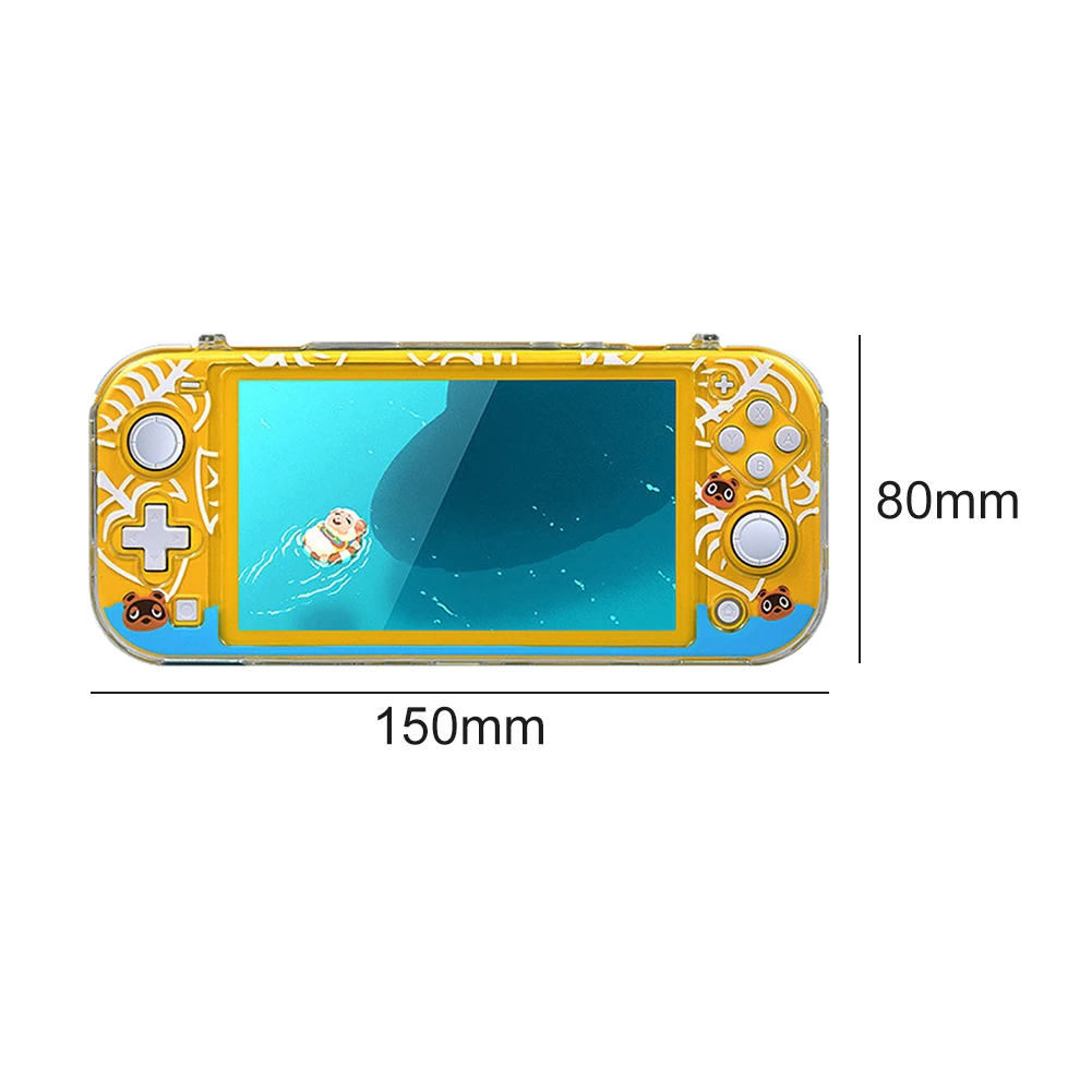 Transparent Crystal Protective Full Cover Retro Console Color LCD Screen Game for NS Switch Lite Game Console Shell