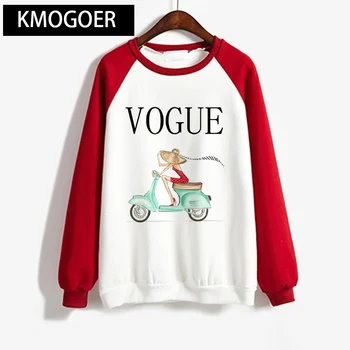 

Vogue Letter Fashion Girl Harajuku Hoodie for Women Winter Clothes 2020 New Arrival Pink Gothic Sweatshirt Kawaii Female Hoodies