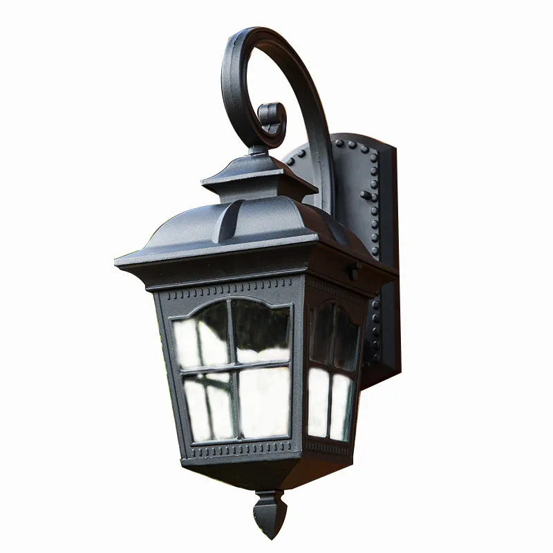Wall Light European Style Outdoor Wall Lamp Waterproof Aisle Garden Balcony Lamp Villa American Retro Outdoor Gate Courtyard Corridor