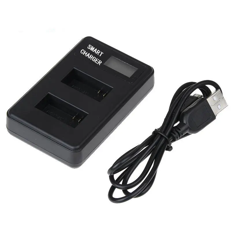 Hot 3C-For Ahdbt-401 Go-Pro Hero4 Battery Usb Lcd Display Dual Port Charger For Go-Pro Hero 4 Hero 4+ Camera Accessories