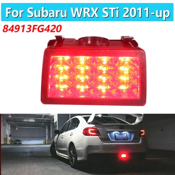 

84913FG420 F1 Style strobe LED Rear Fog Light Kit For Subaru WRX STi 2011-up Impreza XV LED Rear Fog, Tail/Brake 12V Red