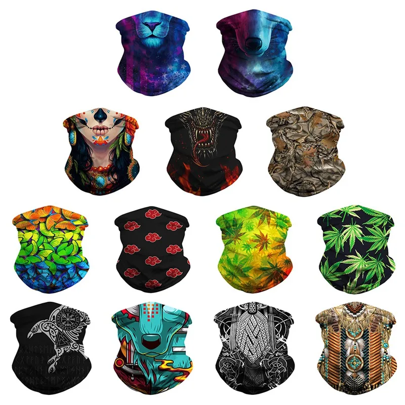 

Digital Printed Outdoor Sunscreen Mask Without Brim Hat
