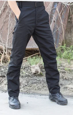Городские военные тактические штаны, мужские военные армейские штаны, повседневные мужские Hikling брюки, мужские брюки карго - Цвет: Черный