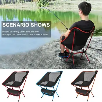 

Camping Chair Folding Stool Picnic Travel Small Bench Solid Color 3color Seat Hiking Practical Outdoor Folding Chair Portable
