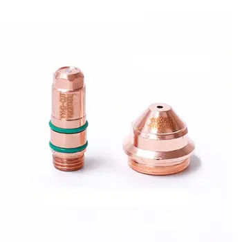 

10 sets Huayuan LGK200A/300A Plasma water cooled cutting gun Yueyang YGX200A Electrode YGX200202 and Nozzle YGX200203