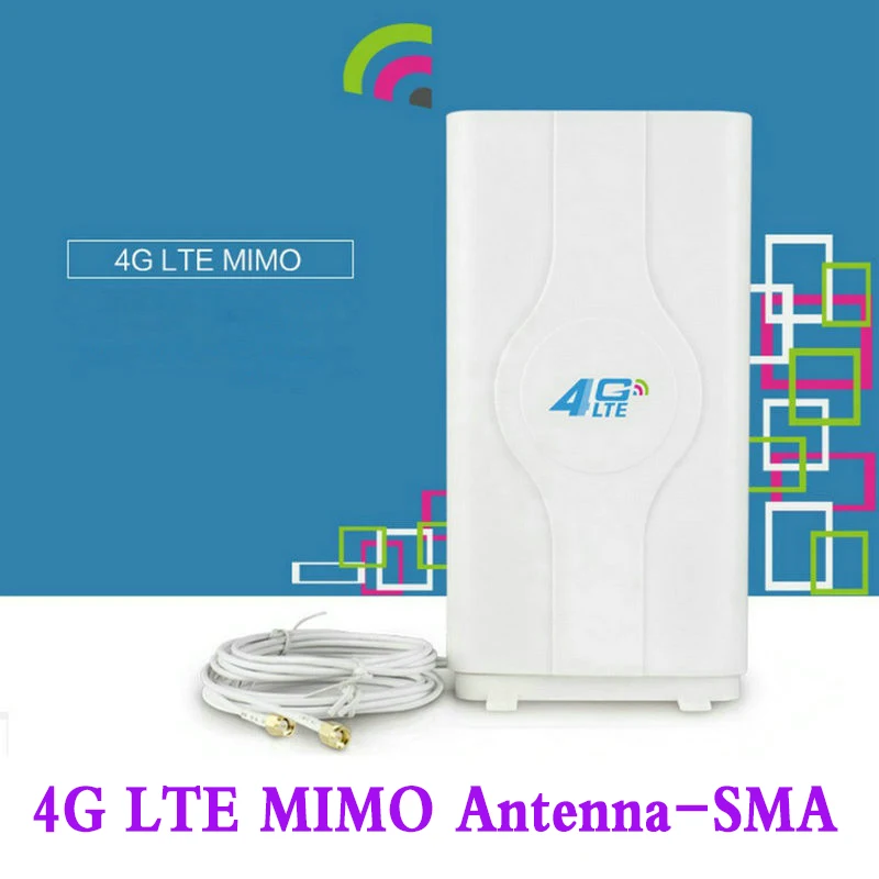 3g 4G Внешние антенны для B315 B310 B593 B525 B880 B890 E5186 SMA Male 88dbi 4G LTE маршрутизатор Антенна с 2 м кабелем