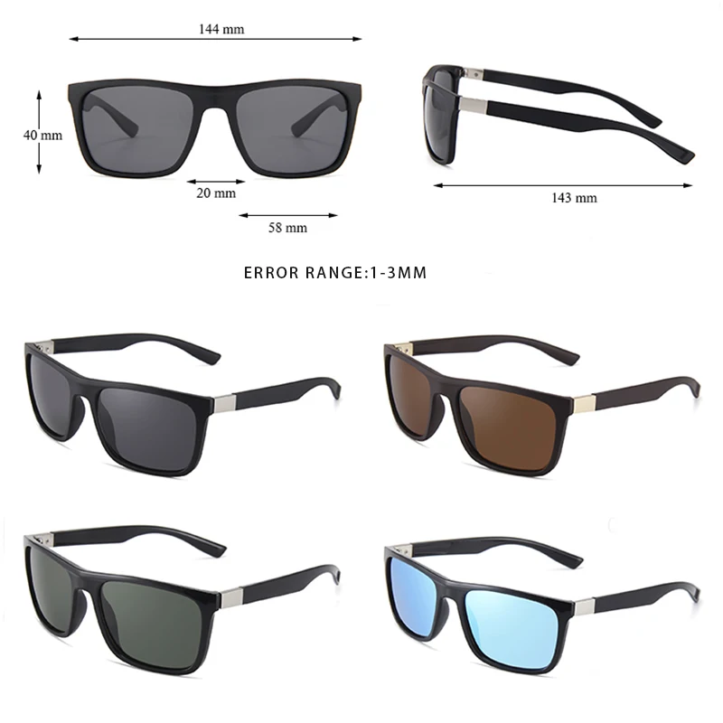 PARZIN поляризационные солнцезащитные очки для мужчин, винтажные высококачественные брендовые дизайнерские модные мужские солнцезащитные очки