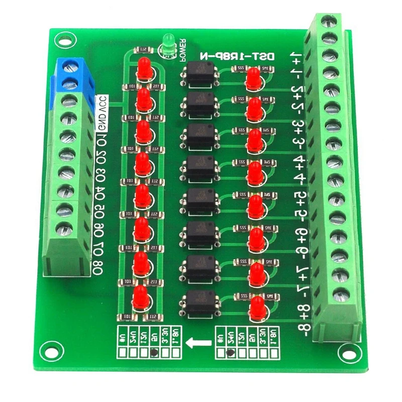 8 способ фотоэлектрический изоляционный Модуль Plc уровень напряжения