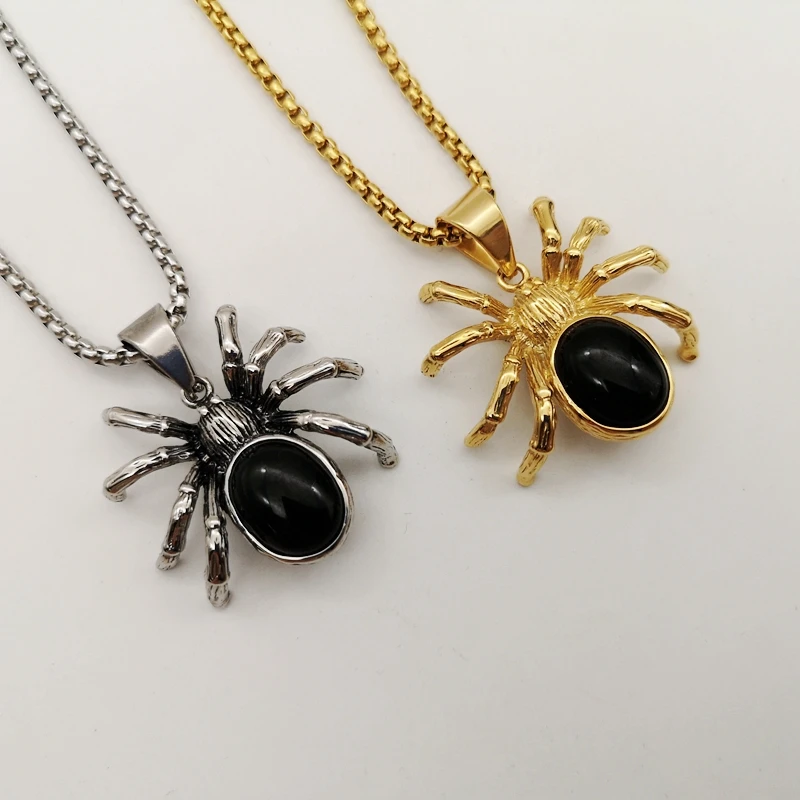 colar-com-pingente-de-aranha-pedra-preta-a-o-inoxid-vel-316l-colar-para