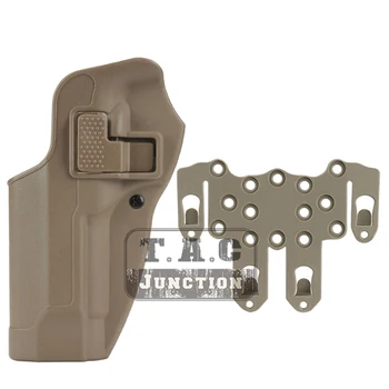 

Tactical CQC Serpa Pistol Holster Concealment Left Hand Quick Pistol Case w/ STRIKE MOLLE Platform For Beretta 92 96 M9 M92