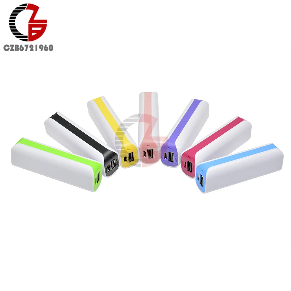 

5V 1A USB 18650 Power Bank Battery Charger Case Lithium Battery Power Supply DIY Box Shell Storage for iPhone Samsung Xiaomi