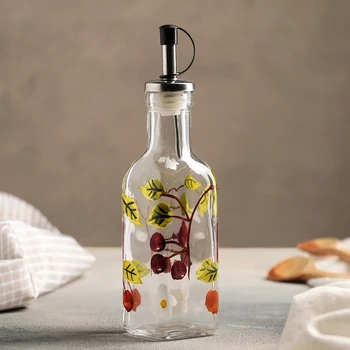 

Sauce and oil bottle "Cherry Orchard", 200 ml, 20 × 5 cm