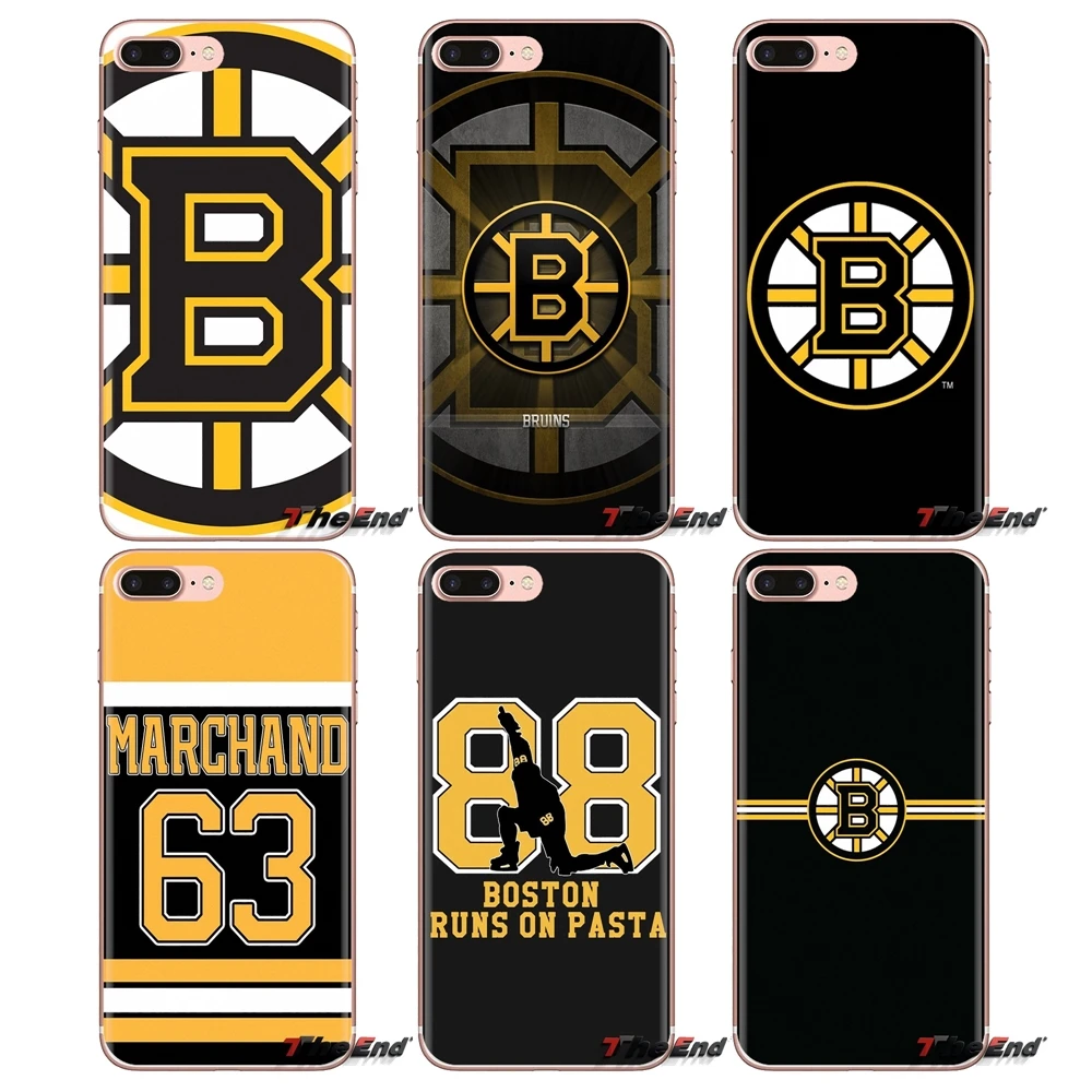 

Soft TPU Phone Case Boston Bruins Ice Hockey For Huawei P Smart Y6 P8 P9 P10 Plus Nova P20 Lite Pro Mini 2017 SLA-L02 SLA-L22 2i