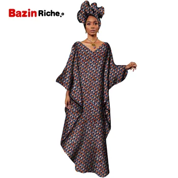 

African Dresses for Women 2020 Africa Clothing Muslim Long Dress High Quality Length Fashion African Loose Dress for Lady WY5120