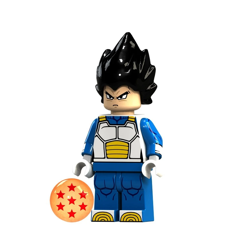 Dragon Ball Z Супер Saiyans Goku Vegeta Krillin trunks Cell Broly Аниме фигурки строительные блоки подарки для детей игрушки