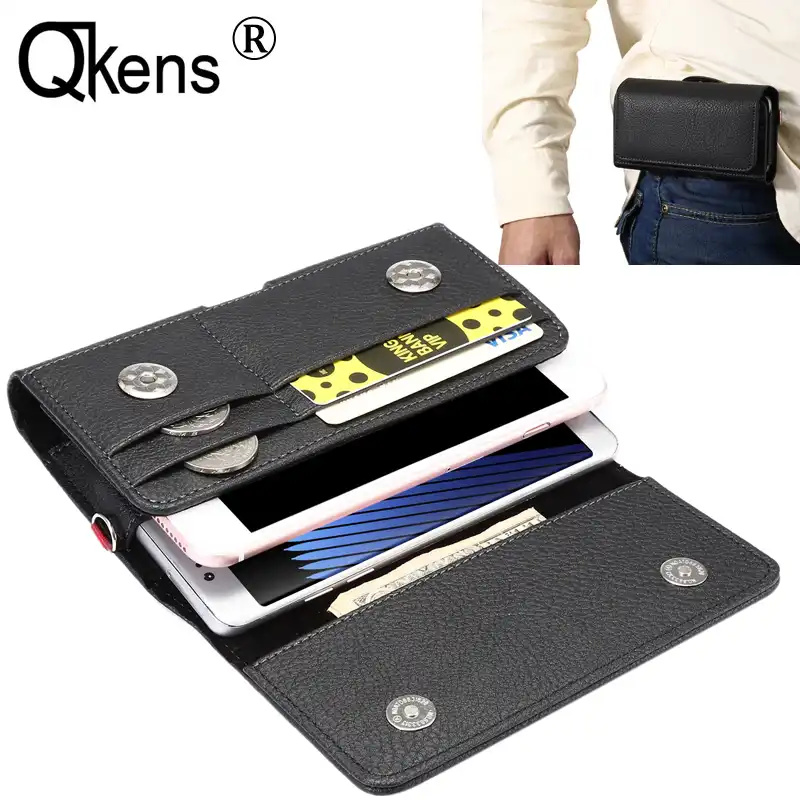 Dual Phone Holster for Two Phones Nylon Double Decker Belt Clip Pouch Case for 2 iPhone Xs Max
