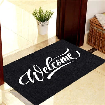 PVC Door Mat Entrance Floor Mats Welcome Home Non-slip Entry Doormat  Hallway Rug Living Room Bedroom Carpet 문 매트 Tapete De Porta - AliExpress