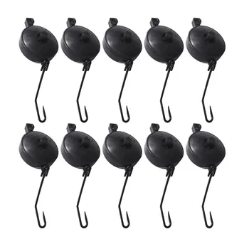 

10pcs Smart Retractable Plant with Stopper Hydroponics Grow Support Hanger for Hydroponic for Home Garden Plants Grow Drop ship