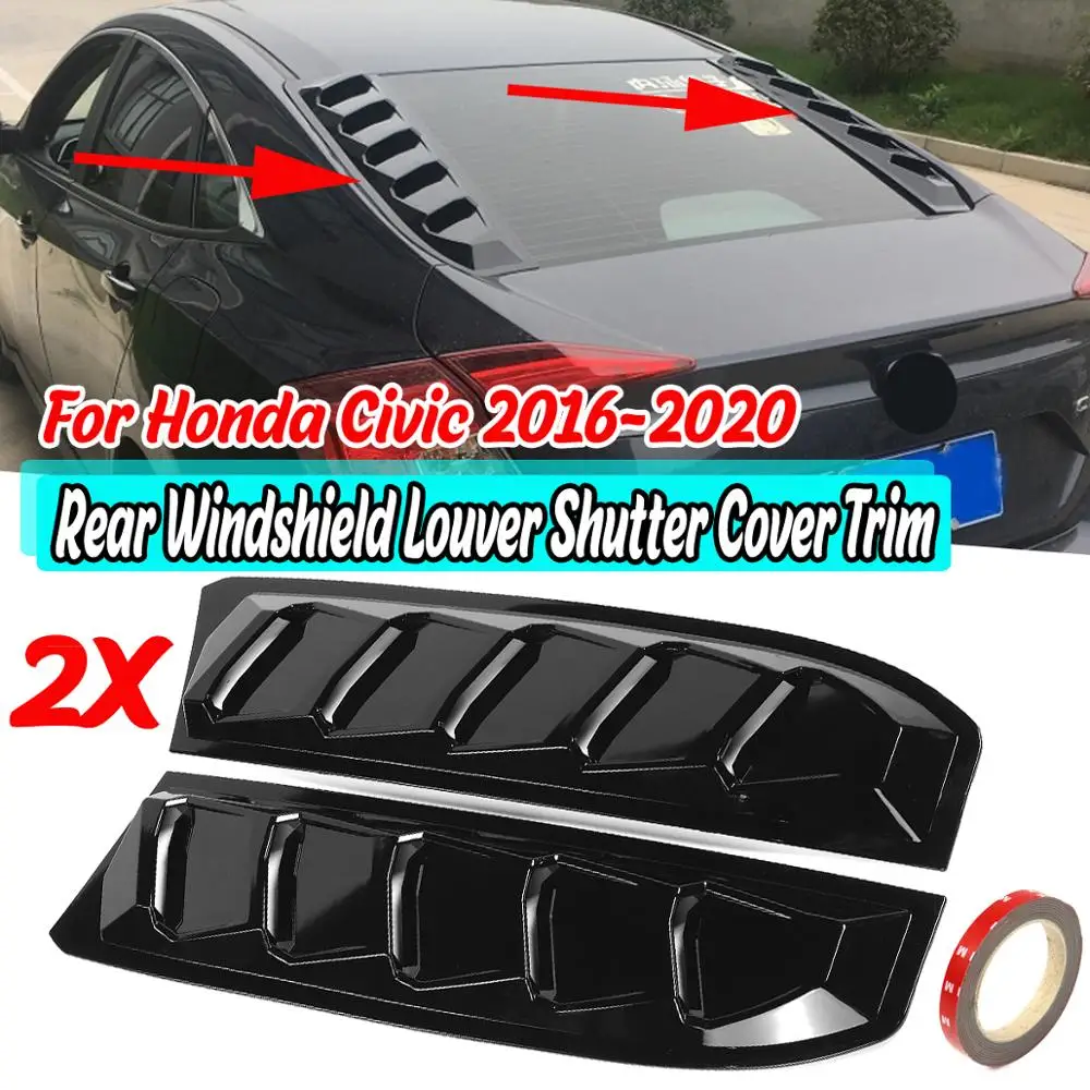 

Жалюзи для заднего стекла из углеродного волокна для Honda Civic 16-20