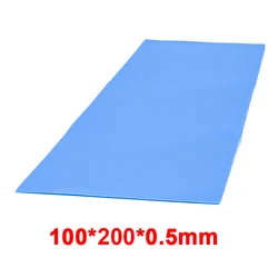 High Performance Thermal Conductive Silicone Pad for Efficient Heat Dissipation (100 x 200 x 0.5 mm)