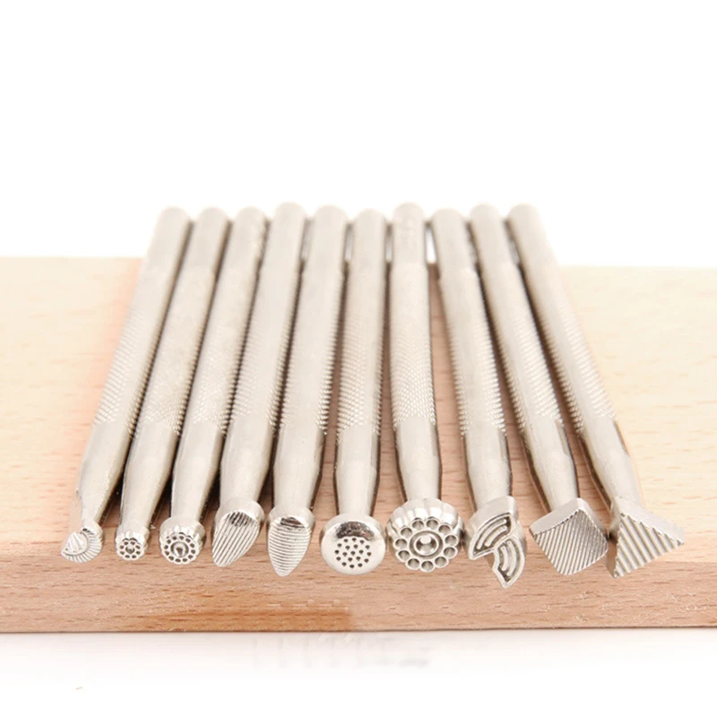 1PcsNewIncreaseLeatherStampToolLeathercraftWorkingSaddleStampingSetCarvingPatternsHandmadeArtCowhideTools-AliExpress15